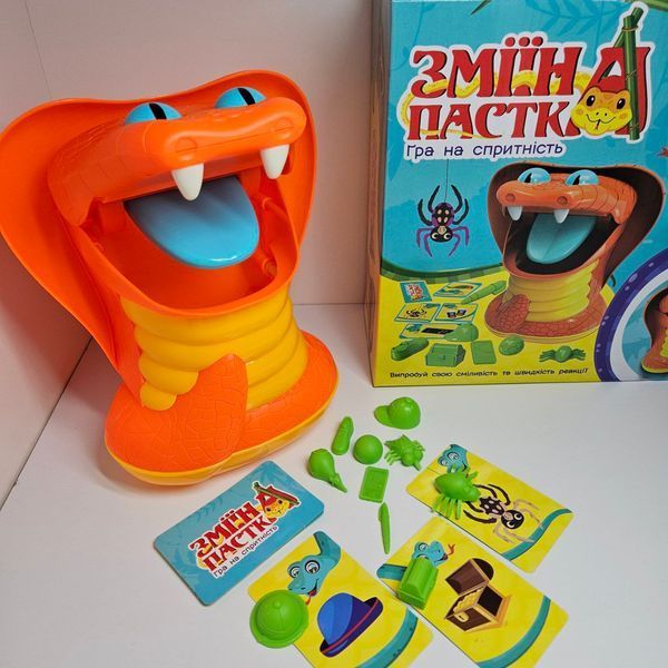 Дитяча настільна розважальна гра Зміїна пастка 4FUN Game Club 38265 38265 фото