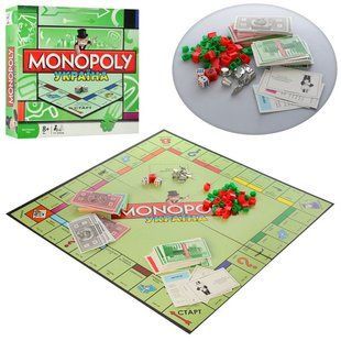 Настільна гра Монополія Україна / Monopoly 6123 UA фото
