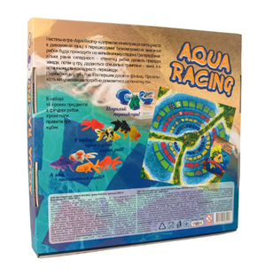 Дитяча настіьна гра - вешталка (бродилка) Aqua racing 30416 Strateg 30416 фото